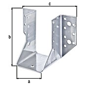 Alberts Soporte para vigas (An x Al: 60 x 100 mm, Acero inoxidable, Otros) | BAUHAUS
