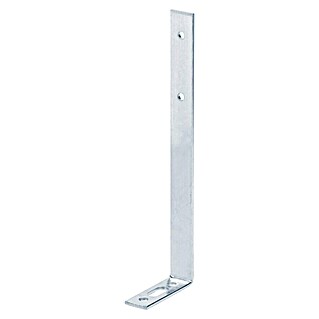 Alberts Escuadra para cortinas (L x An: 180 x 55 mm, Plateado)