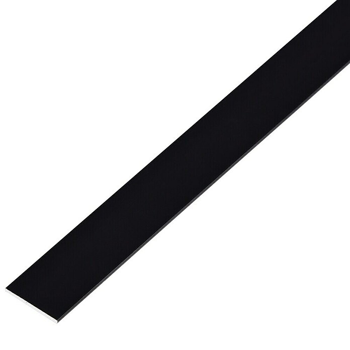 Alberts Barra plana (L x An: 1.000 x 30 mm, Espesor: 2 mm, Negro) | BAUHAUS
