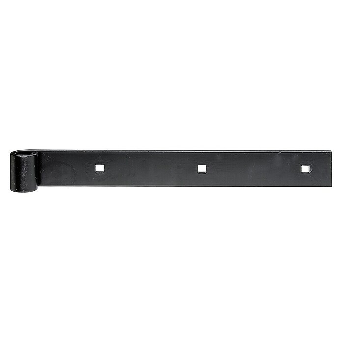 Alberts Bisagra recta (L x An: 300 x 35 mm, Espesor: 5 mm, Negro, Zincado) | BAUHAUS