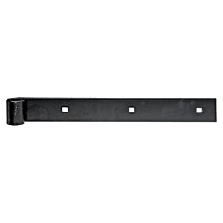 Alberts Bisagra recta (L x An: 300 x 35 mm, Espesor: 5 mm, Negro, Zincado)