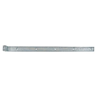 Alberts Bisagra recta (L x An: 600 x 35 mm, Espesor: 5 mm, Plateado, Zincado)
