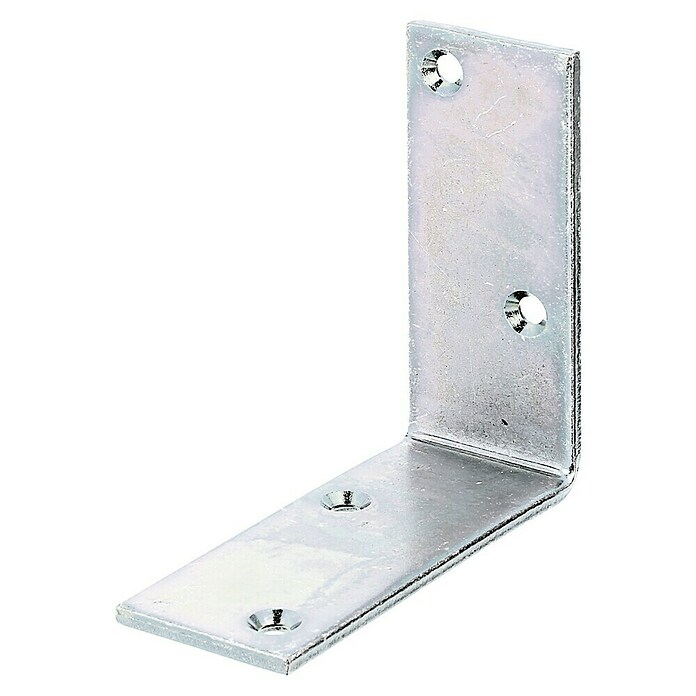Alberts Escuadra para vigas (L x An x Al: 100 x 100 x 40 mm, Acero, Zincado, Plateado) | BAUHAUS