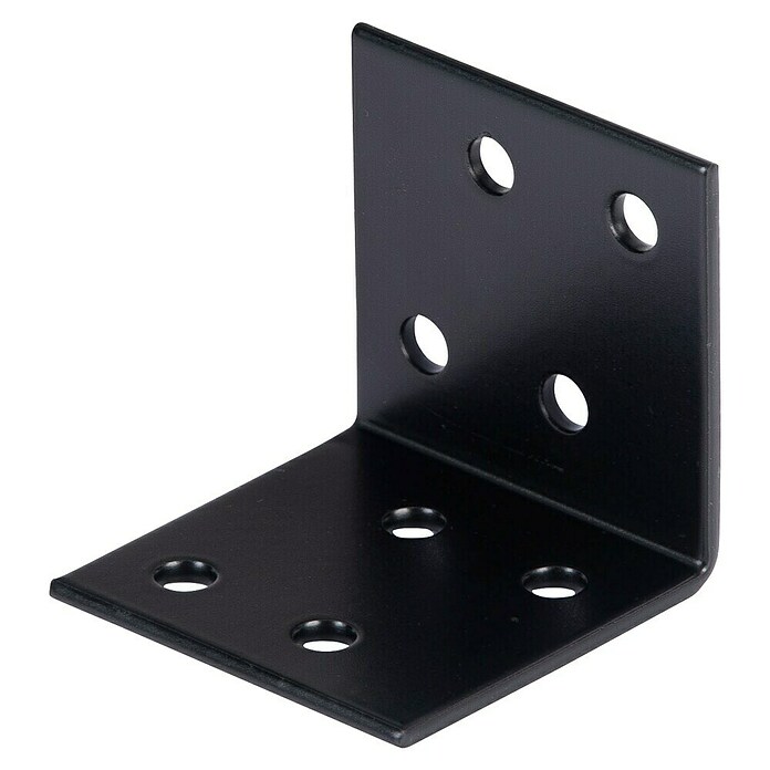 Alberts Conector en ángulo (L x An x Al: 40 x 40 x 40 mm, Otros, Negro) | BAUHAUS