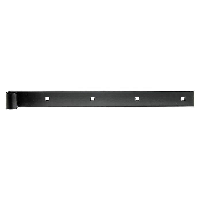 Alberts Bisagra recta (L x An: 400 x 35 mm, Espesor: 5 mm, Negro, Zincado) | BAUHAUS
