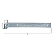 Alberts Bisagra recta (L x An: 300 x 35 mm, Espesor: 5 mm, Plateado, Zincado) | BAUHAUS