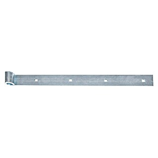 Alberts Bisagra recta (L x An: 400 x 35 mm, Espesor: 5 mm, Plateado, Zincado)