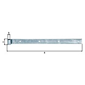Alberts Bisagra recta (L x An: 500 x 35 mm, Espesor: 5 mm, Plateado, Zincado) | BAUHAUS