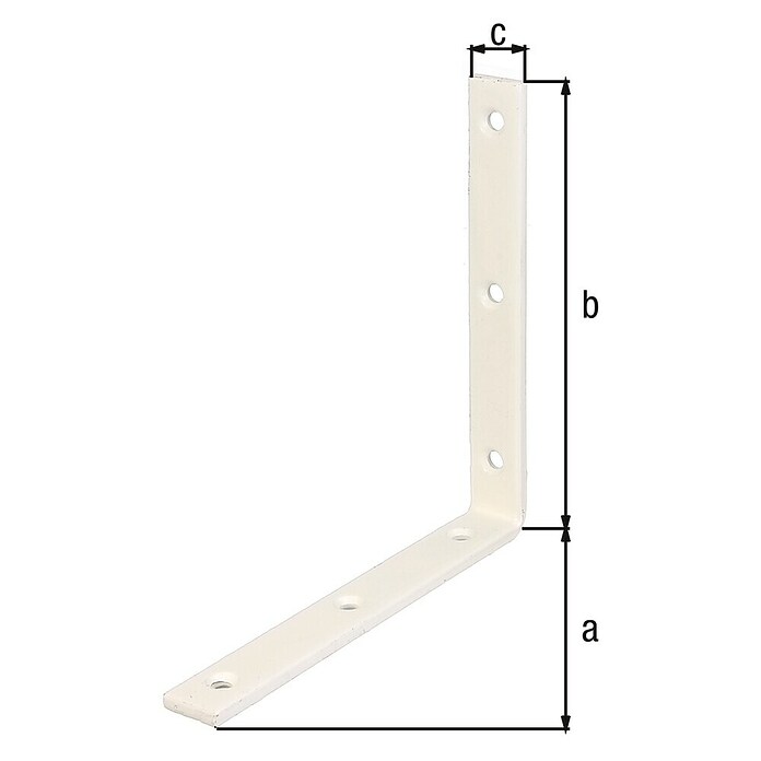 Alberts Escuadra de silla (L x An: 160 x 160 mm, Acero, Revestido, Espesor: 20 mm) | BAUHAUS