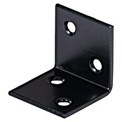 Alberts Conector en ángulo (L x An x Al: 30 x 30 x 30 mm, Revestido, Negro) | BAUHAUS