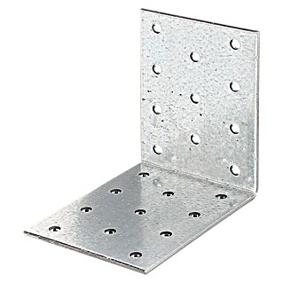 Stabilit Escuadra con placa perforada (80 x 80 x 60 mm, 1 ud.)