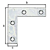 Alberts Escuadra esquinera (L x An x Al: 40 x 10 x 40 mm, Zinc) | BAUHAUS