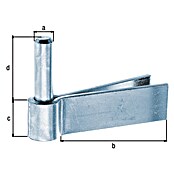 Alberts Gozne de puerta (Largo: 120 mm, Diámetro estribo: 14 mm, Empotrar) | BAUHAUS