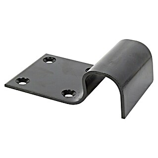 Alberts Tope de cierre Plus (An x Al: 90 x 50 mm, Negro)