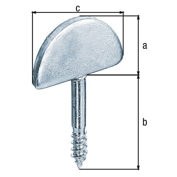 Alberts Tope de cierre para postigos (L x An x Al: 55,5 x 34 x 3 mm, Zincado) | BAUHAUS