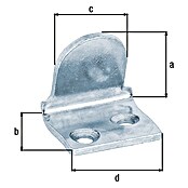 Alberts Tope de cierre (L x An x Al: 26 x 29 x 28 mm, Zincado) | BAUHAUS