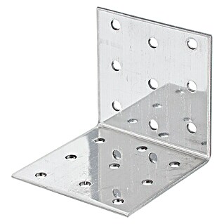 Alberts Escuadra con placa perforada (L x An x Al: 40 x 40 x 60 mm)