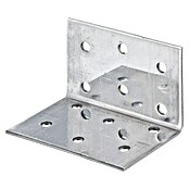 Alberts Escuadra con placa perforada (L x An x Al: 40 x 40 x 60 mm, Acero inoxidable) | BAUHAUS