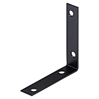 Alberts Escuadra de silla (L x An: 75 x 75 mm, Acero, Revestido, Espesor: 16 mm)