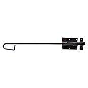 Alberts Pestillo deslizante tipo bayoneta (L x An: 400 x 67 mm, Negro, Zincado) | BAUHAUS