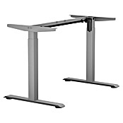 Bastidor de mesa E-More (Ajuste de altura: 700 cm - 1.170 cm, Capacidad de carga: 80 kg, Acero, Plateado) | BAUHAUS