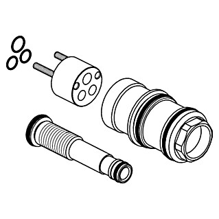 Ideal Standard Verlängerungsstück (Passend für: 2-löchiges Ideal Standard Unterputzsystem)