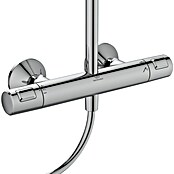 Ideal Standard Ceratherm Duschsystem T25 (Mit Thermostatarmatur, Lochabstand: 70 cm, Anzahl Strahlarten: 3 Stk., Chrom) | BAUHAUS