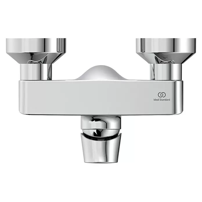 Ideal Standard Connect Air Brausearmatur - Chrom, Glänzend - Ideal Standard Chrom-Wannenarmatur mit zwei Bedienelementen und Auslauf.