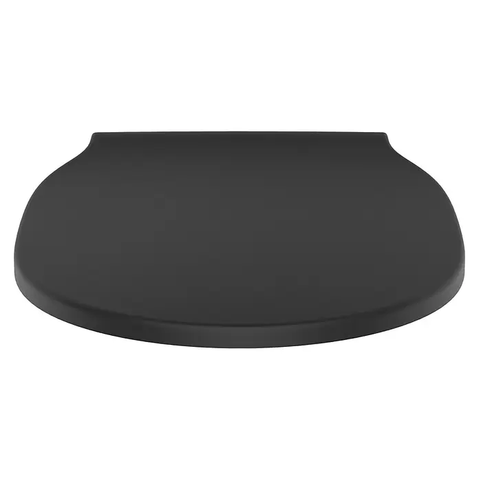 Ideal Standard Connect Air WC-Sitz - Duroplast, Schwarz, Mit Absenkautomatik - Dunkelgrauer, abgerundeter Toilettensitz.