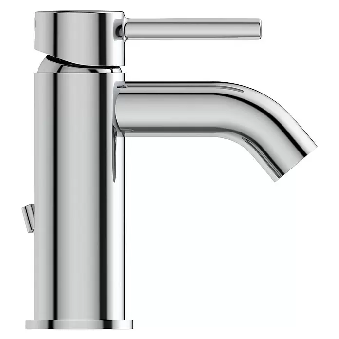 Ideal Standard Ceraline Waschtischarmatur - Chrom, Glänzend, Mit Push-Open Ablaufgarnitur - Glänzende Chrom-Einhebel-Waschtischarmatur.