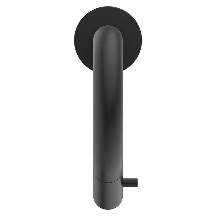 Ideal Standard Ceraline Kaltwasser-Standventil - Schwarz, Matt - Ein modernes schwarzes Accessoire, das durch seine zylindrische Form und die runde Platte eine elegante Note erhält. Perfekt für minimalistische Räume.
