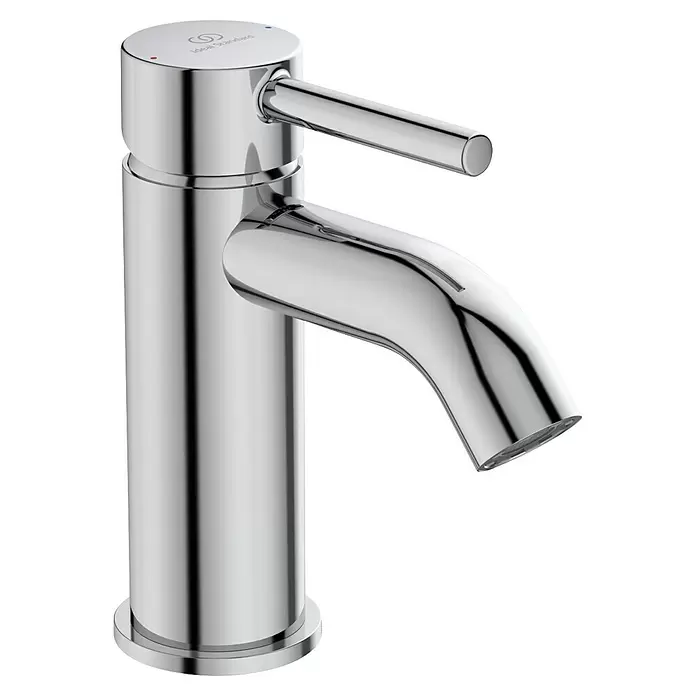 Ideal Standard Ceraline Waschtischarmatur - Chrom, Glänzend, Mit Push-Open Ablaufgarnitur - Ideal Standard Einhebel-Waschtischarmatur aus Chrom mit glänzender Oberfläche.