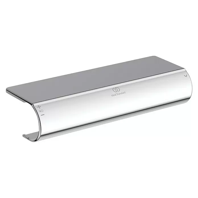 Ideal Standard Ceratherm Ablage T - Passend für: Ideal Standard Ceratherm T Aufputz-Brausethermostate - Verchromte Thermostat-Dusch-/Badesteuerung mit Ideal Standard Logo.
