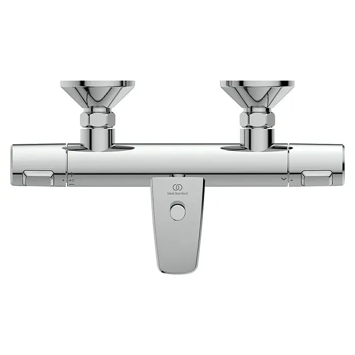 Ideal Standard Ceratherm Wannenthermostat T25 - Chrom - Ideal Standard Duscharmatur zur Temperaturregulierung und Wassermengenanpassung für ein optimales Duscherlebnis im Badezimmer.
