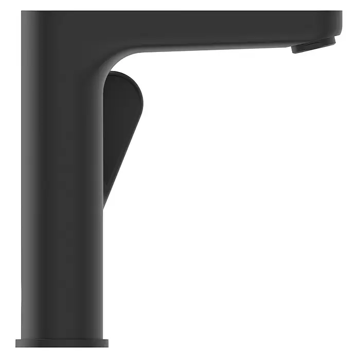 Ideal Standard Cerafine O Waschtischarmatur H155 - Schwarz, Matt, Ohne Ablaufgarnitur - Mattschwarzer, moderner Wasserhahn im schlanken, minimalistischen Design.