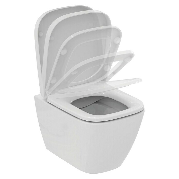 Ideal Standard i.life B Wand-WC-Set (Spülrandlos, Ohne Spezialglasur, Spülform: Tief, WC Abgang: Waagerecht, Weiß, Länge: 48,5 cm) | BAUHAUS