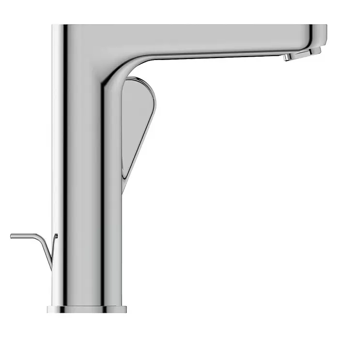 Ideal Standard Cerafine O Waschtischarmatur H155 - Chrom, Glänzend, Mit Ablaufgarnitur - Moderner polierter Chrom-Waschtischarmatur.