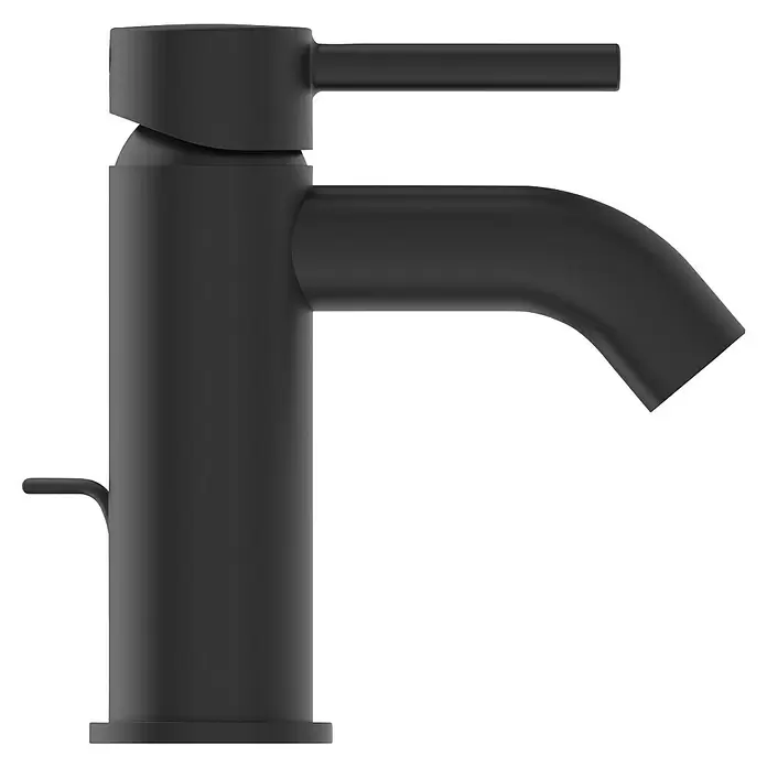 Ideal Standard Ceraline WaschtischarmaturSchwarz, Matt, Mit Ablaufgarnitur