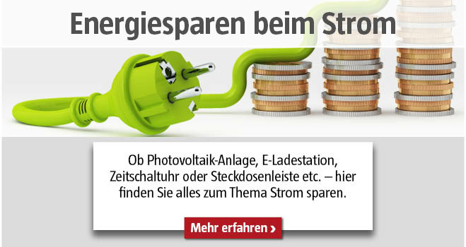 Energiesparen Strom