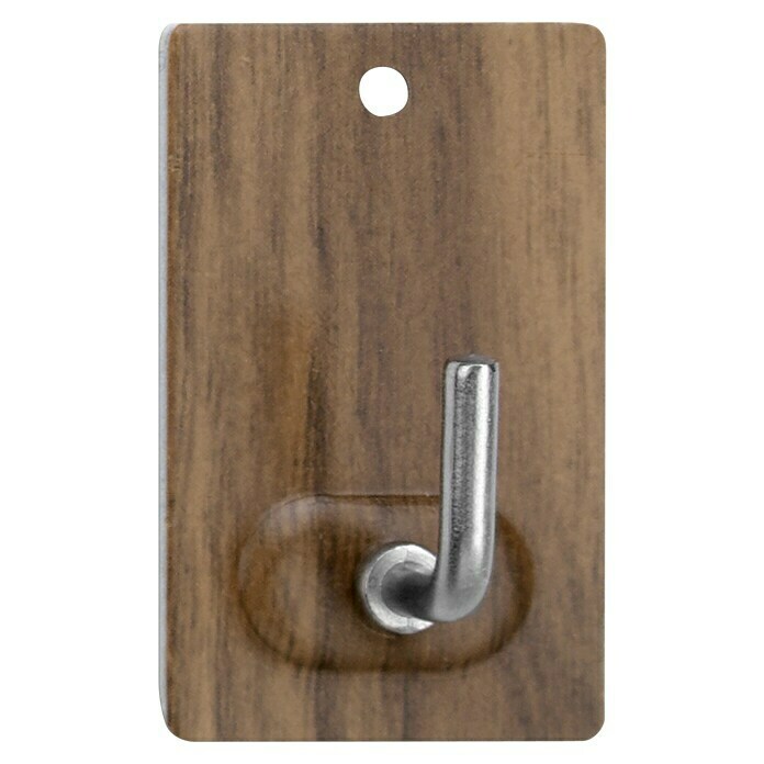 Inofix Colgador adhesivo 2040 (Acero inoxidable, Marrón, 2 ud., Rectangular) | BAUHAUS