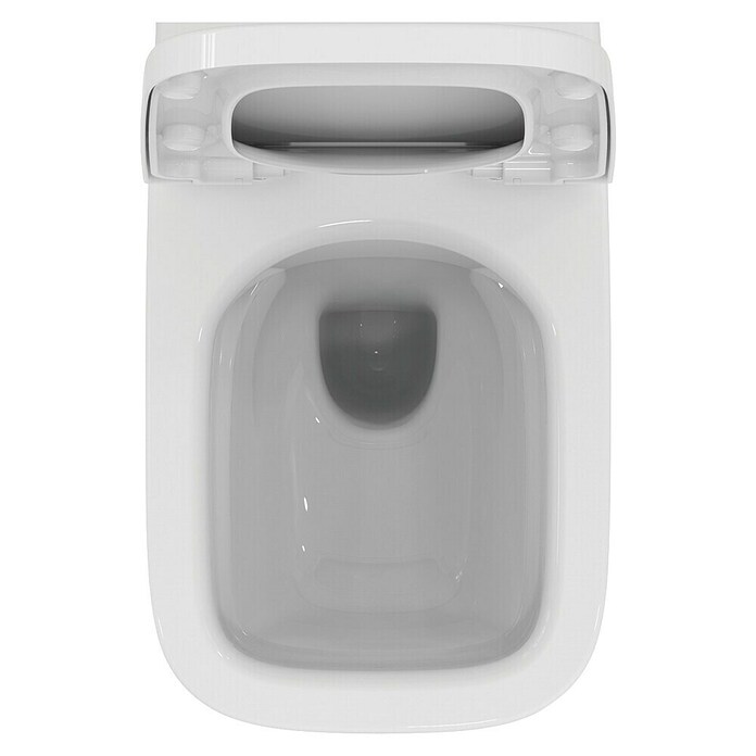 Ideal Standard i.life B Wand-WC-Set (Spülrandlos, Ohne Spezialglasur, Spülform: Tief, WC Abgang: Waagerecht, Weiß, Länge: 54,5 cm) | BAUHAUS