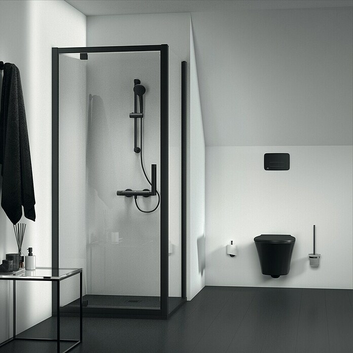 Ideal Standard Connect Air WC-Sitz (Mit Absenkautomatik, Duroplast, Schwarz) | BAUHAUS