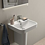 Ideal Standard i.life B Waschbecken (B x L: 45 x 38 cm, Ohne Spezialglasur, Hahnloch: Mitte, Mit Überlauf, Weiß) | BAUHAUS