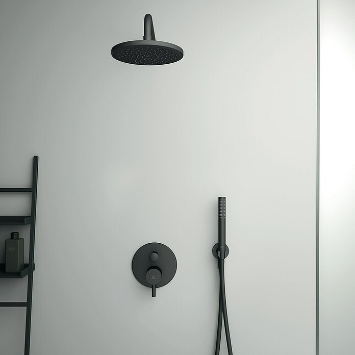 Ideal Standard Ceraline UP-Badewannenarmatur (Schwarz, Matt, Rund) | BAUHAUS