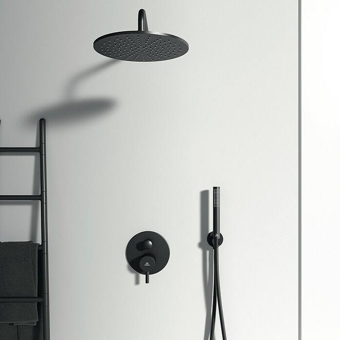 Ideal Standard Ceraline Grifería empotrada para bañera (Negro, Mate) | BAUHAUS