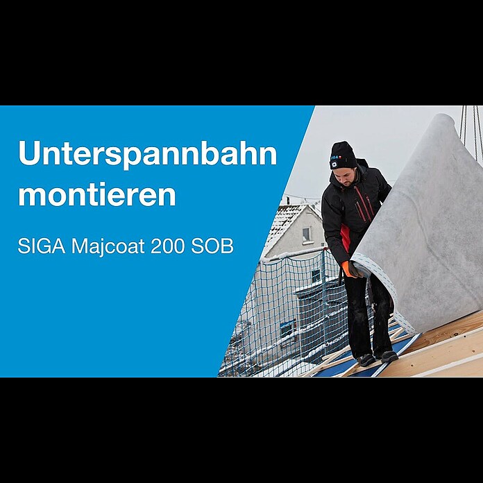 Siga Dachunterdeckbahn Majcoat 200 SOB (50 m², 33,4 x 1,5 m, Polypropylen) | BAUHAUS