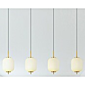 Globo LED-Pendelleuchte Ewald (20 W, Warmweiß, Weiß, Ø x H: 13,5 x 220 cm, 4 Stk.) | BAUHAUS