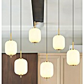 Globo LED-Pendelleuchte Ewald (20 W, Warmweiß, Weiß, Ø x H: 13,5 x 220 cm, 6 Stk.) | BAUHAUS