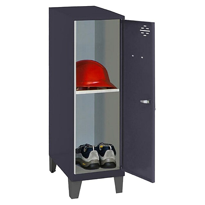 Simonrack Simonlocker Taquilla Mini con patas Desmontada (L x An x Al: 50 x 30 x 101,5 cm, Número de baldas: 1 ud., Antracita/Antracita) | BAUHAUS