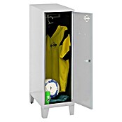 Simonrack Simonlocker Taquilla Single Mini con patas Desmontada (L x An x Al: 50 x 30 x 101,5 cm, Número de puertas: 1 ud., Gris/Gris) | BAUHAUS